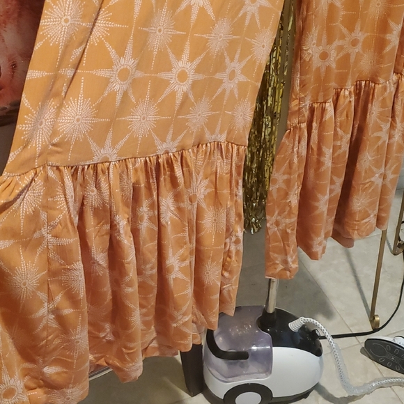 Orange Boho Polazzo Pants, Size 16 - Picture 6 of 9